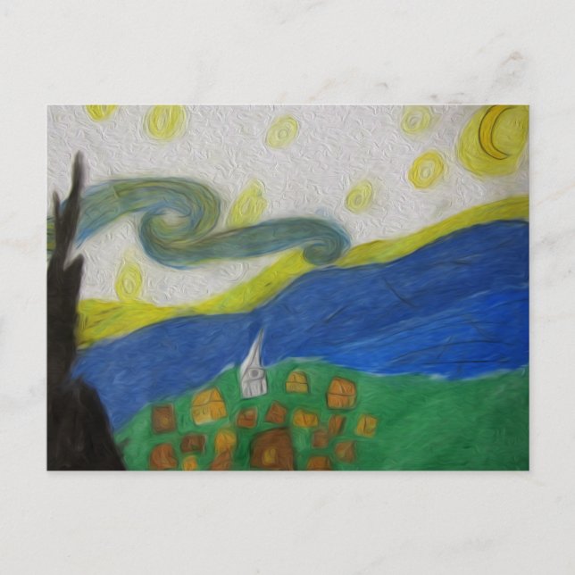 Cartão Postal A aldeia (Frente)