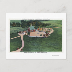 Cartão Postal A Aldeia Dinamarquesa (The Den Danske Landsby)