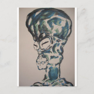 Cartão Postal A alienígena eu sou