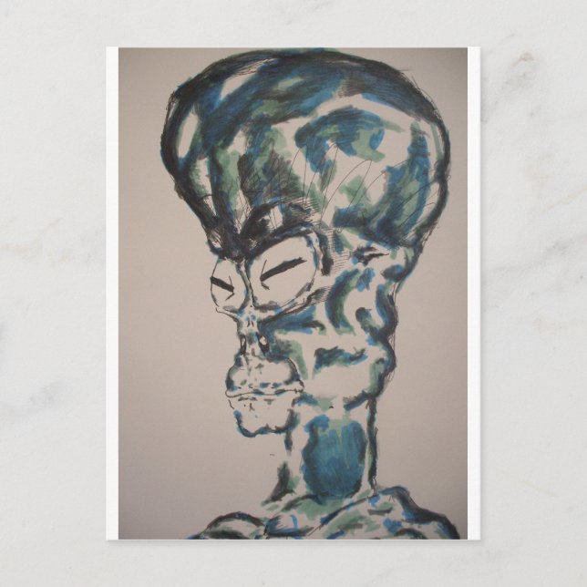 Cartão Postal A alienígena eu sou (Frente)