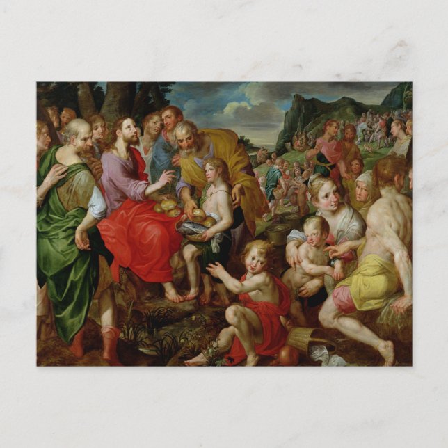 Cartão Postal A Alimentação dos Cinco Mil (Frente)