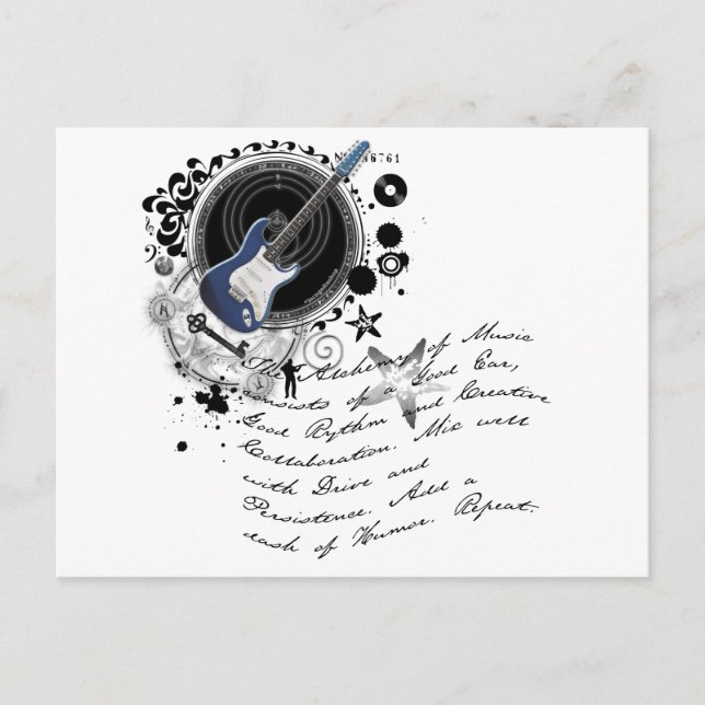 Cartão Postal A Alquimia da Música (Frente)