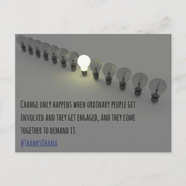 Cartão Postal A alteração ocorre apenas (1) (Frente)