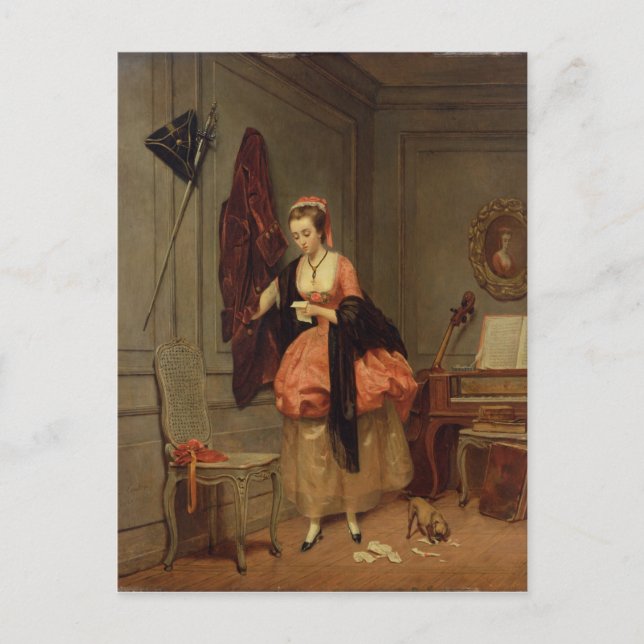 Cartão Postal A Amada Senhora, 1846 (Frente)