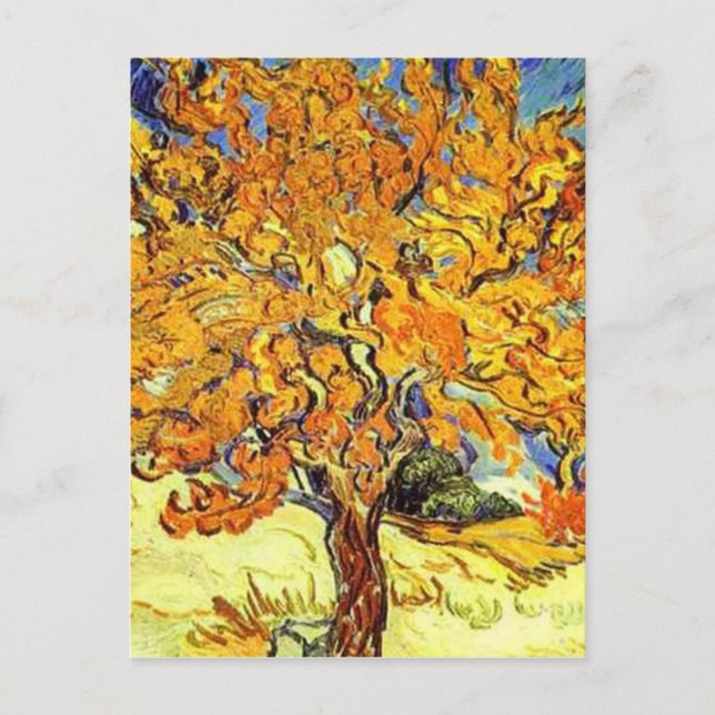 Cartão Postal A Amoreira, Vincent Van Gogh (Frente)