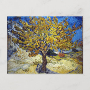 Cartão Postal A amoreira, Vincent van Gogh. Vintage