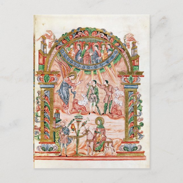 Cartão Postal A Anunciação aos Pastores (Frente)