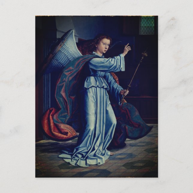 Cartão Postal A anunciação - de Gerard David, 1506 (Frente)