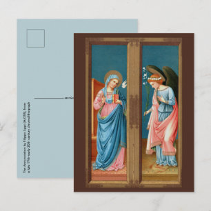 Cartão Postal A Anunciação por F. Lippi (M 038)