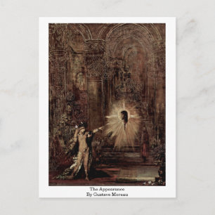 Cartão Postal A Aparência Por Gustave Moreau