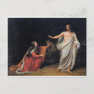 Cartão Postal A aparição do Cristo a Mary Magdalene