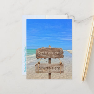 Cartão Postal A Aposentadoria Começa Aqui! Praia da Ilha Sanibel