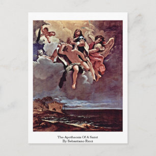 Cartão Postal A Apoteose De Um Santo De Sebastiano Ricci