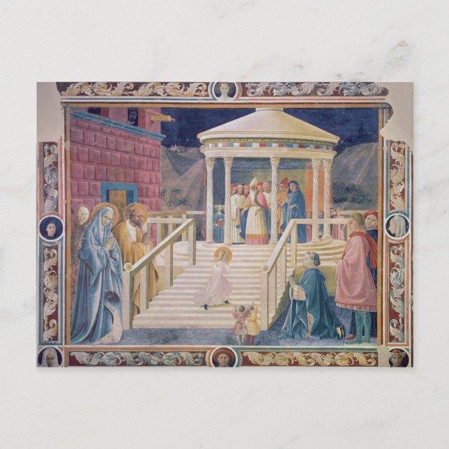 Cartão Postal A Apresentação da Bem-Aventurada Virgem Maria (Frente)
