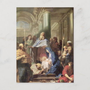 Cartão Postal A Apresentação no Templo, 1692