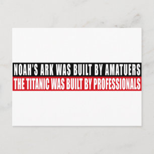 Cartão Postal A Arca de Noah foi ferida por Amatuers..