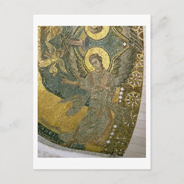 Cartão Postal A Arca do Pacto apoiado por Cherubim, (Frente)