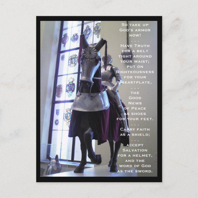 Cartão Postal A armadura do deus (cavalo) (Frente)