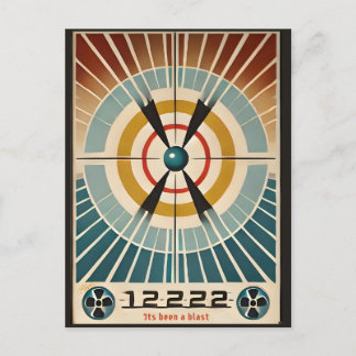 Cartão Postal A Arte Atômica Do meio século Foi Uma Explosão