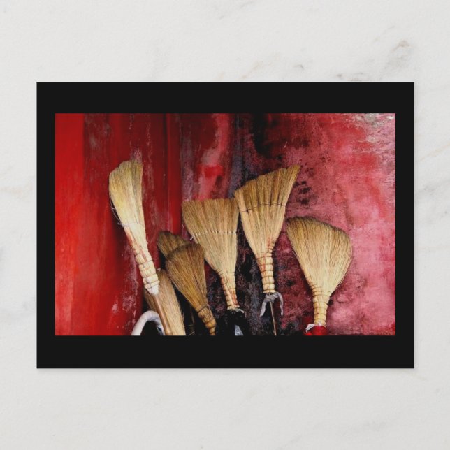 Cartão Postal A arte da limpeza (Frente)