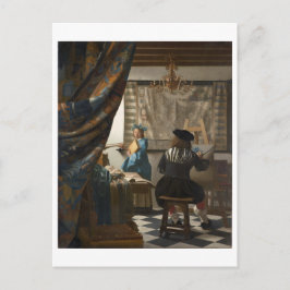 Cartão Postal A Arte da Pintura de Johannes Vermeer