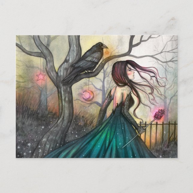 Cartão Postal A Arte de Fantasia Mística por Molly Harrison (Frente)
