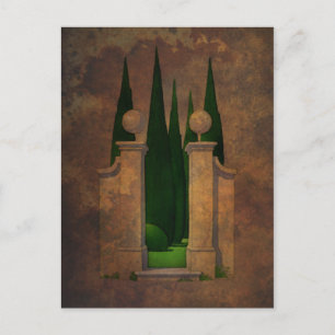 Cartão Postal A arte do jardim secreto