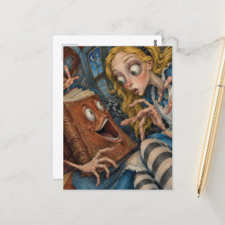 Cartão Postal A Arte Surrealista O Livro Está Vivo