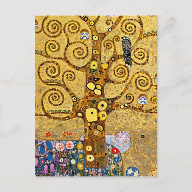 Cartão Postal "A árvore da vida", Gustav Klimt (Frente)