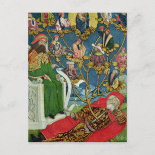 Cartão Postal A árvore de Jesse, do Dome Altar, 1499