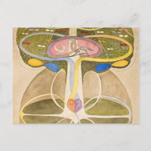 Cartão Postal A Árvore do Conhecimento por Hilma af Klint