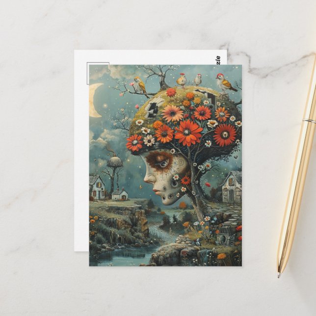 Cartão Postal A Árvore Humana (Frente/Verso In Situ)