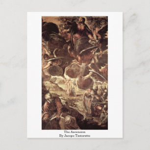 Cartão Postal A Ascensão De Jacopo Tintoretto