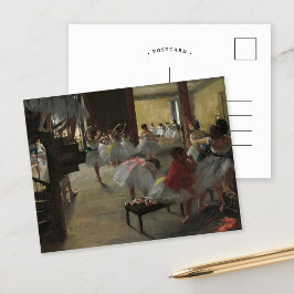 Cartão Postal A Aula de Dança | Edgar Degas