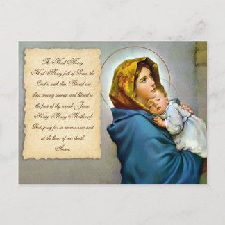 Cartão Postal A Ave Mary