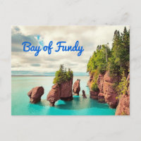 A Baía das Rochas Esperançosas de Fundy no Canadá
