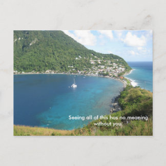 Cartão Postal A baía de Dominica