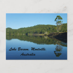 Cartão Postal A barragem no lago Baroon, Montville, Austrália