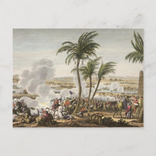 Cartão Postal A Batalha das Pirâmides, 3 Termidor, Ano 6 (2)