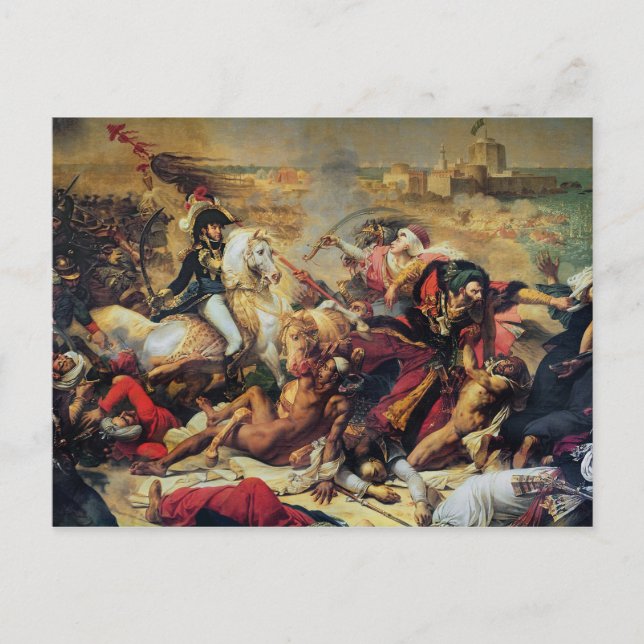 Cartão Postal A Batalha de Aboukir, 25 de julho de 1799 (Frente)
