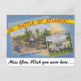 Cartão Postal A Batalha de Atlanta
