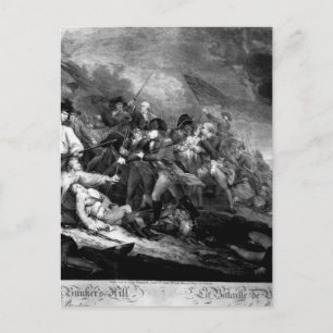 Cartão Postal A Batalha de Bunker's Hill, perto da Imagem de Bos