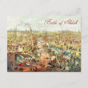 Cartão Postal A Batalha de Shiloh
