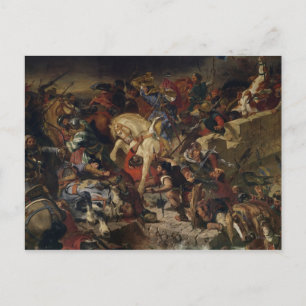 Cartão Postal A Batalha de Taillebourg, 21ruas de julho de 1242,