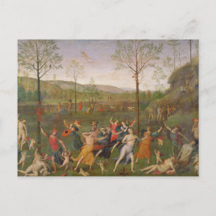 Cartão Postal A batalha do amor e da castidade, após 1503
