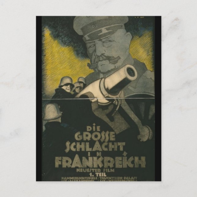 Cartão Postal A Batalha do Excelente na França (Frente)