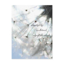 a beautiful life… ditos dente-de-leão semente