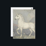 Cartão Postal A Beautiful Unicorn<br><div class="desc">A beautiful unicorn fantasy AI generated painting</div>