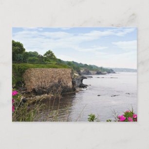 Cartão Postal A bela costa de Newport Rhode Island