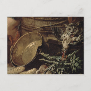 Cartão Postal A Bela Cozinha Maid